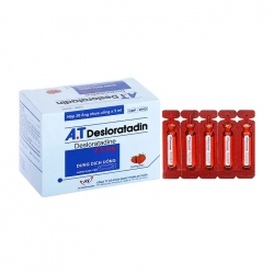 Thuốc kháng histamin A.T Desloratadin 5ml -  Desloratadin 2,5mg