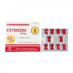 Thuốc kháng Histamin CETIRIZIN - Cetiricin dihydroclorid 10mg