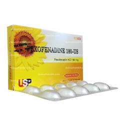 Thuốc kháng Histamin FEXOFENADINE 180-US - Fexofenadin HCL 180mg