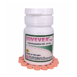 Thuốc kháng histamin Juvever - Cyproheptadine Hydrochloride 4mg
