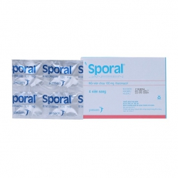 Thuốc Kháng Nấm Sporal 100mg | Hộp 1 vỉ 4 viên