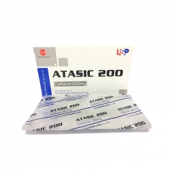 Thuốc kháng sinh Atasic 200mg - Cefixim 200mg, Hộp 3 vỉ x 10 viên