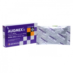 Thuốc kháng sinh Augmex 625mg, Hộp 20 viên