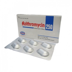 Thuốc kháng sinh Apharma Azithromycin 250mg, Hộp 6 viên