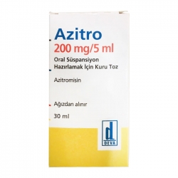 Thuốc kháng sinh Azitro 200mg/5ml, Hộp 15ml