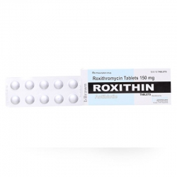Thuốc kháng sinh Brawn Roxithin 150mg, Hộp 100 viên