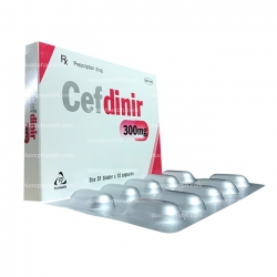 Thuốc kháng sinh CEFDINIR 300MG - Cefdinir 300mg