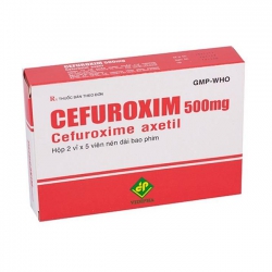 Thuốc kháng sinh Vidipha Cefuroxim 500mg, Hộp 10 viên
