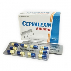 VPC Cephalexin 500mg, Hộp 100 viên