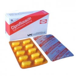 VPC Ciprofloxacin 500mg, Hộp 100 viên