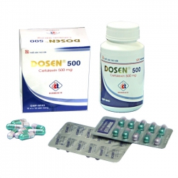 Thuốc kháng sinh Dosen 500mg Domesco (Chai Xanh Tím)