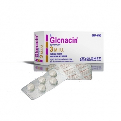 Thuốc kháng sinh Globacin - Spiramycin 3 triệu đơn vị ( M.I.U), Hộp 2 vỉ x 5 viên