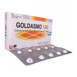 Thuốc kháng sinh Goldasmo 100 viên - Cefpodoxim 100mg