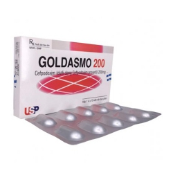 Thuốc kháng sinh Goldasmo 200 - Cefpodoxim 200mg