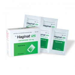 Thuốc kháng sinh Haginat 125mg DHG, Hộp 24 gói