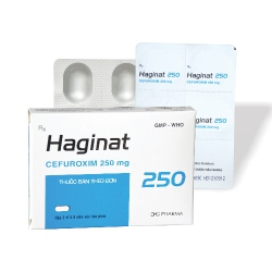 Thuốc kháng sinh Haginat 250mg DHG, Hộp 10 viên