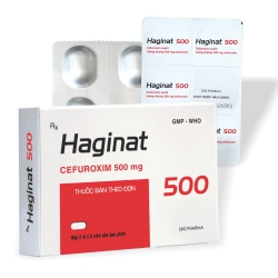 Thuốc kháng sinh Haginat 500mg DHG, Hộp 10 viên
