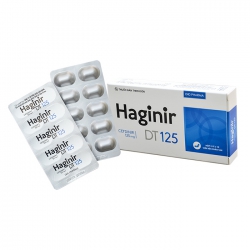 Thuốc kháng sinh Haginir DT 125mg DHG, Hộp 10 viên