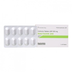 Thuốc kháng sinh Macleods Mactaxim 200 DT, Hộp 10 viên