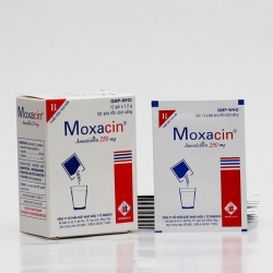 Thuốc kháng sinh DMC Moxacin 250mg, Hộp 12 gói