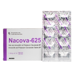 Thuốc kháng sinh NACOVA 625 | Micro India