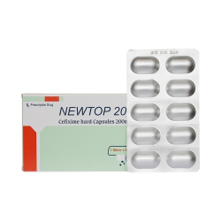 Thuốc kháng sinh Maxim Newtop 200mg, Hộp 10 viên