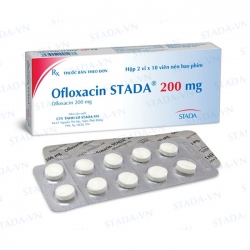 Thuốc kháng sinh Ofloxacin STADA 200 mg