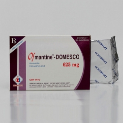 Thuốc kháng sinh DMC Ofmantine 625mg, Hộp 14 viên