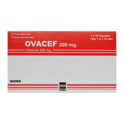 Thuốc kháng sinh OVACEF 200  Cefixime 200mg | Micro India