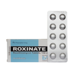 Thuốc kháng sinh ROXINATE - Roxithromycin 150mg