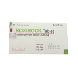 Thuốc kháng sinh Roxirock - Roxithromycin 300mg