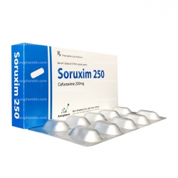 Thuốc kháng sinh Amvipharm Soruxim 250mg, Hộp 10 viên