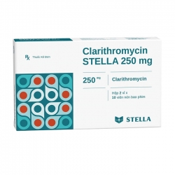 Thuốc kháng sinh Stella Clarithromycin Stella 250mg