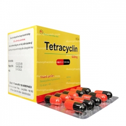 Thuốc kháng sinh TETRACYCLIN - Tetracyclin HCl 500mg