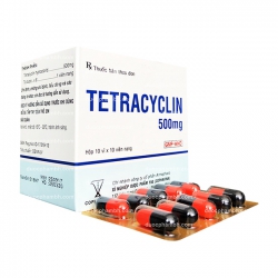 Thuốc kháng sinh TETRACYCLIN - Tetracylin HCI 500mg