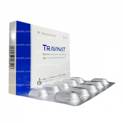 Thuốc kháng sinh TRAVINAT - Cefuroxim 250mg