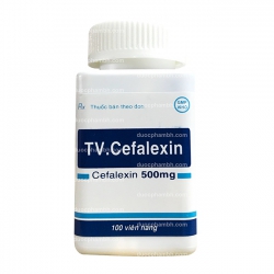 Thuốc kháng sinh TV.CEFALEXIN - Cefalexin 500mg