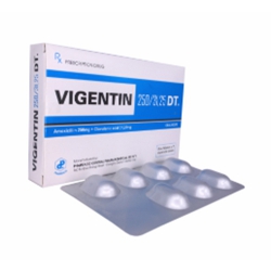 Thuốc kháng sinh Vigentin 281,25mg DT - Hộp 14 viên
