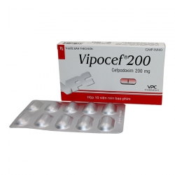 VPC Vipocef 200mg, Hộp 10 viên