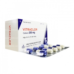 Thuốc kháng sinh VITRACLOR - Cefaclor 250mg