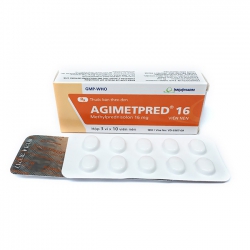 Thuốc kháng viêm Agimetpred 16 - Methylprednisolon 16 mg