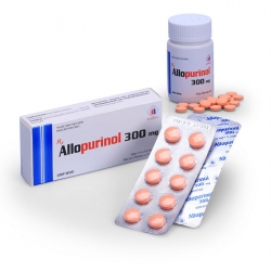 Thuốc kháng viêm Allopurinol 300mg Domesco (chai)