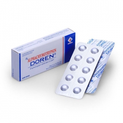 Thuốc kháng viêm Alphachymotrypsin Doren 20 viên Domesco