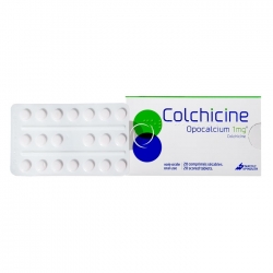 Colchicine Pháp 1mg, Hộp 20 viên