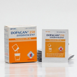 Thuốc kháng viêm Dopagan 250 Effervescent 12 gói Domesco