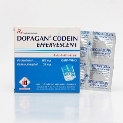 Thuốc kháng viêm Dopagan-Codein Effervescent 16 viên Domesco