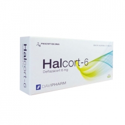 Thuốc kháng viêm Halcort Deflazacort 6mg