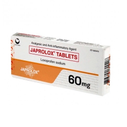 Thuốc kháng viêm Japrolox 60mg, Hộp 20 viên