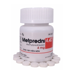 Thuốc kháng viêm Metpredni 4 A.T - Methylprednisolon 4mg