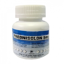 Thuốc kháng viêm PREDNISOLON - Prednisolon 5mg
